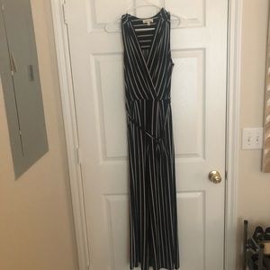 Striped jumpsuit